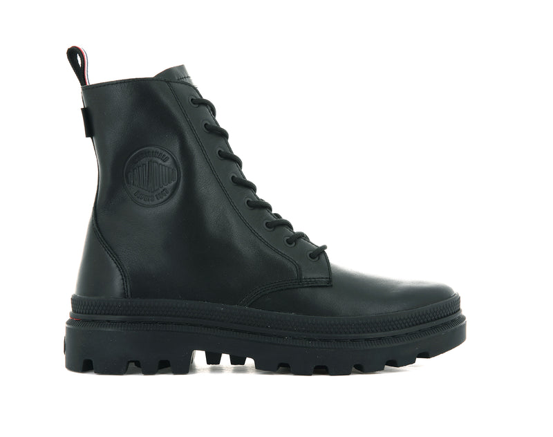 Women\'s Palladium Pallatrooper Off-2 Boots Black | UAE  QXEAR6342