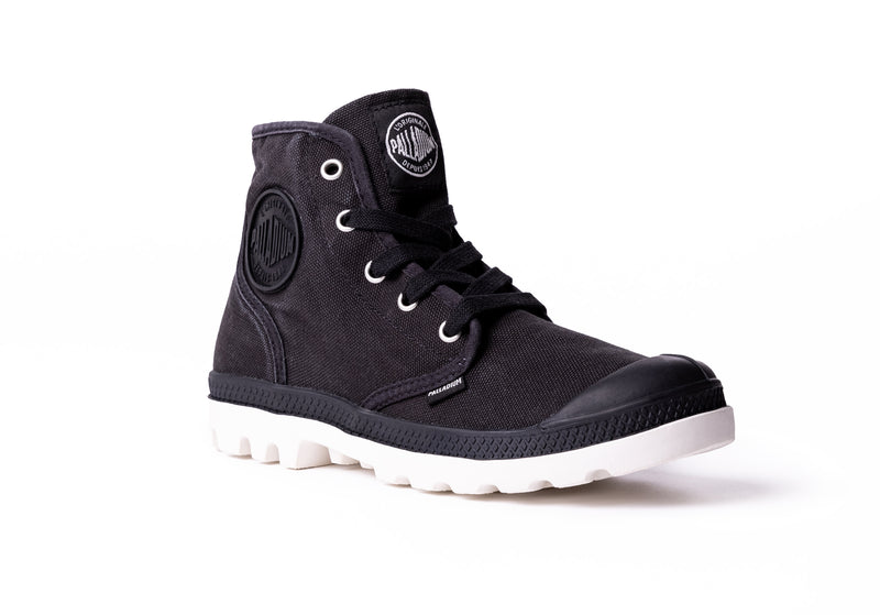 Women's Palladium Pampa Hi Boots Black | UAE  JKFCT2184