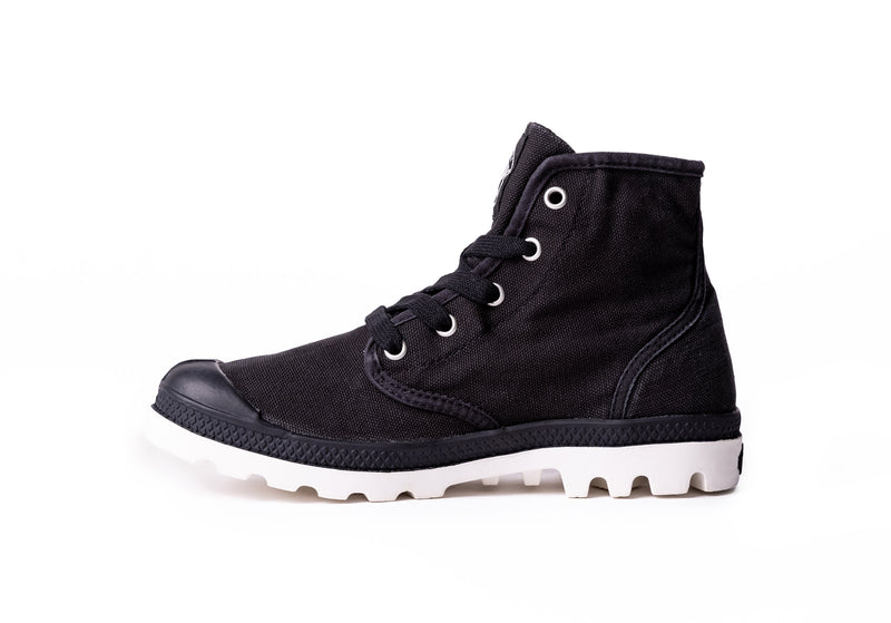 Women's Palladium Pampa Hi Boots Black | UAE  JKFCT2184