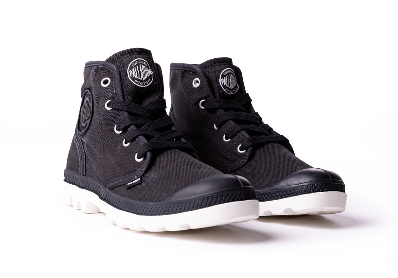 Women's Palladium Pampa Hi Boots Black | UAE  JKFCT2184