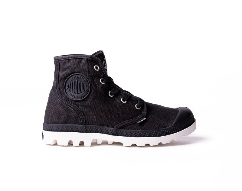 Women\'s Palladium Pampa Hi Boots Black | UAE  JKFCT2184