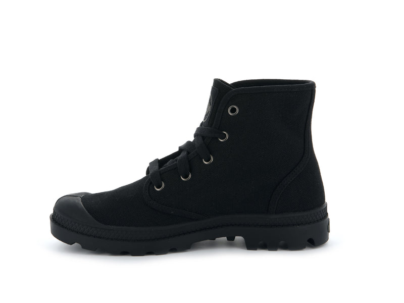 Women's Palladium Pampa Hi Boots Black | UAE  OFSAZ4572