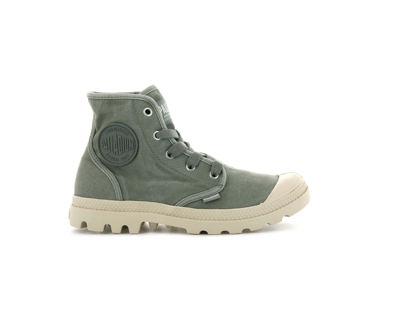 Women\'s Palladium Pampa Hi Boots Olive | UAE  MNXWK9840