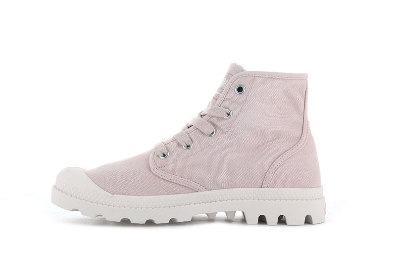 Women's Palladium Pampa Hi Boots Rose | UAE  WRTEN7163