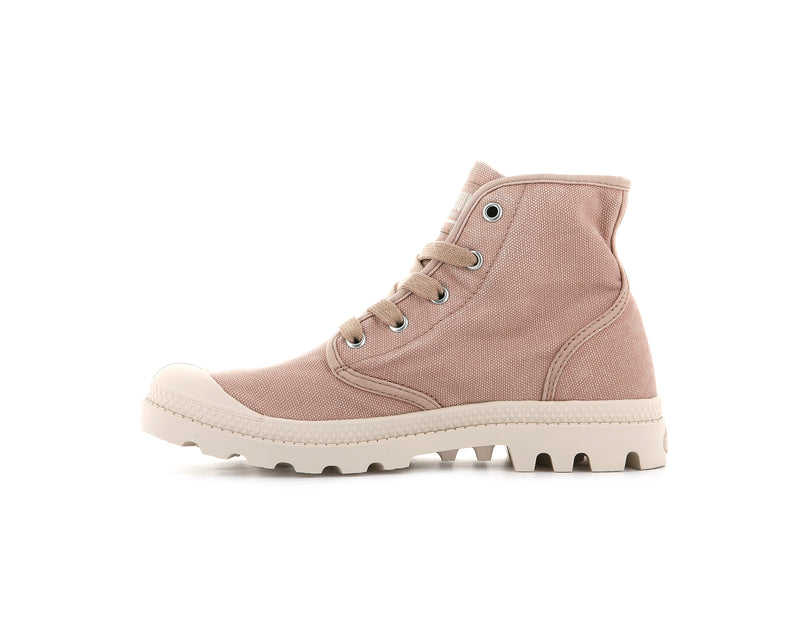 Women's Palladium Pampa Hi Boots Rose | UAE  ZVHUE2158