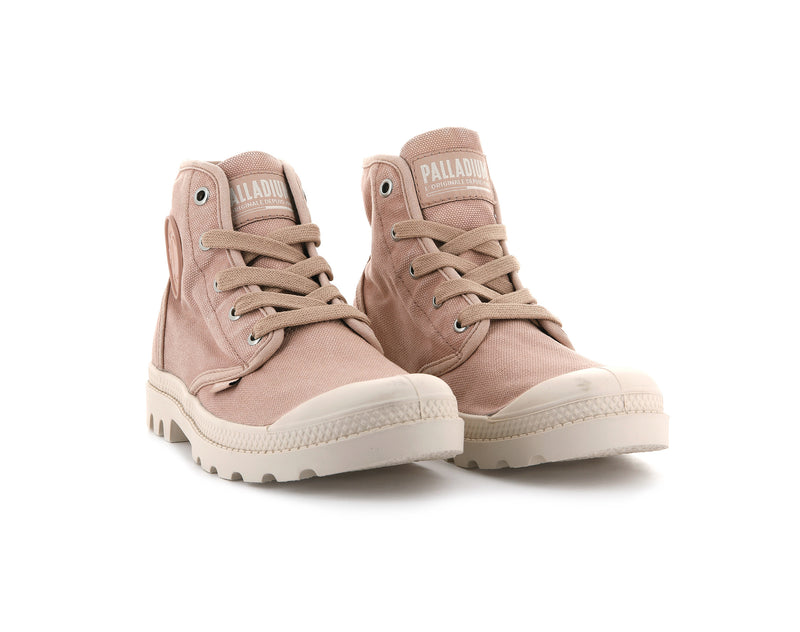 Women's Palladium Pampa Hi Boots Rose | UAE  ZVHUE2158