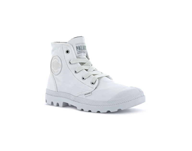 Women's Palladium Pampa Hi Boots White | UAE  FQHPZ9640