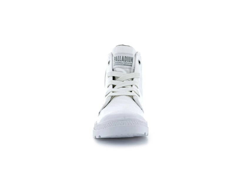 Women's Palladium Pampa Hi Boots White | UAE  FQHPZ9640