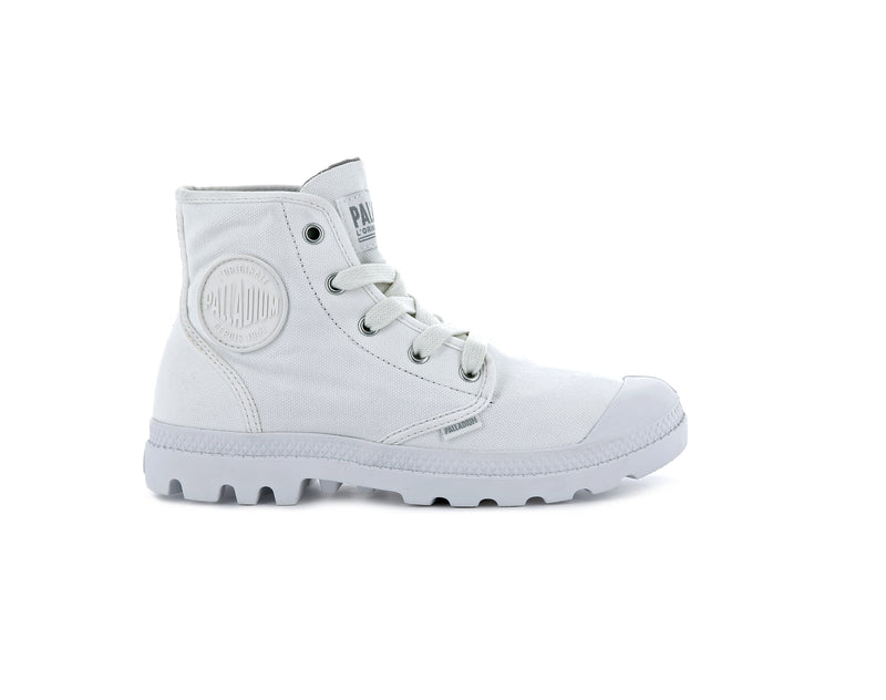 Women\'s Palladium Pampa Hi Boots White | UAE  FQHPZ9640