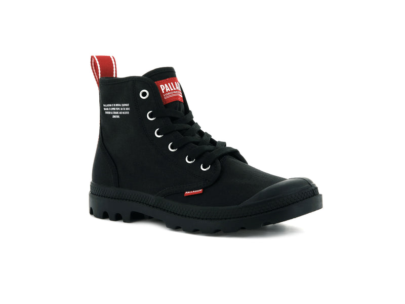 Women's Palladium Pampa Hi Dare Boots Black | UAE  GHALU6129