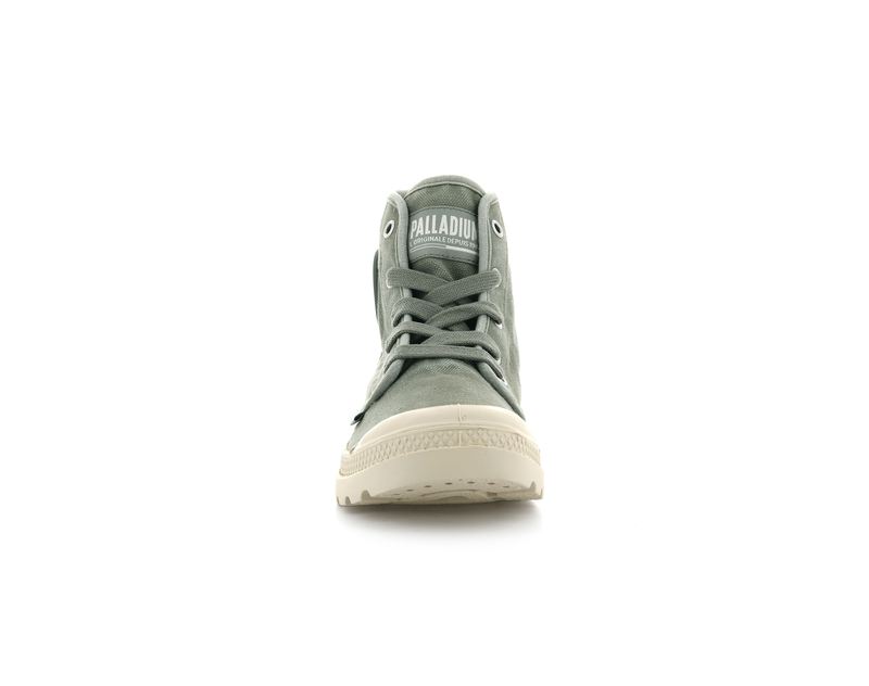 Women's Palladium Pampa Hi High Tops Olive | UAE  QRFAI3129