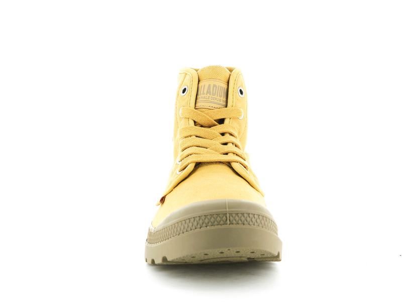 Women's Palladium Pampa Hi High Tops Yellow | UAE  PGFES5106