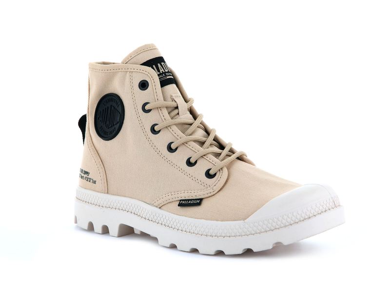 Women's Palladium Pampa Hi Htg Supply Boots Beige | UAE  LRJBS2495