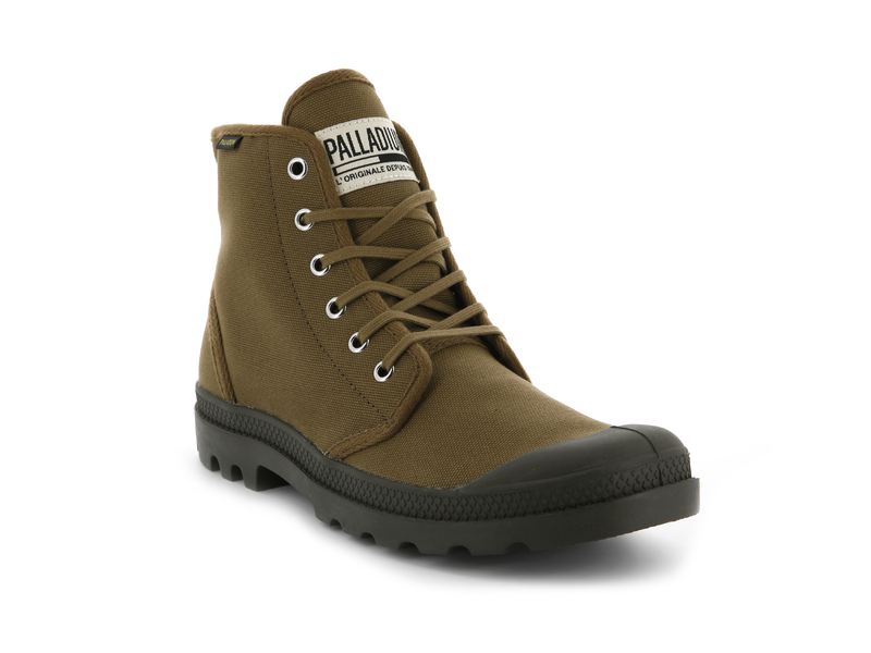 Women's Palladium Pampa Hi Originale Boots Brown | UAE  JSMXA4826