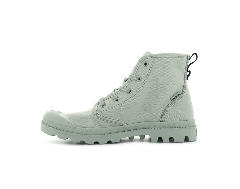 Women's Palladium Pampa Hi Twill Boots Turquoise | UAE  KWEHU3965