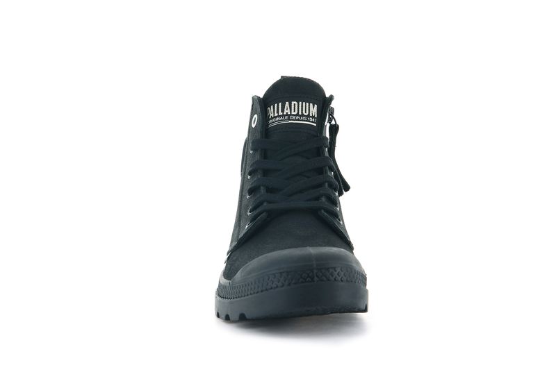 Women's Palladium Pampa Hi Zip Sl Boots Black | UAE  QBZNI7092