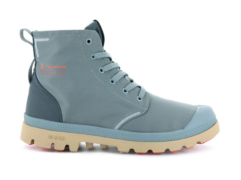 Women\'s Palladium Pampa Lite+ Recycle Wp+ Boots Blue | UAE  AUNOL5173