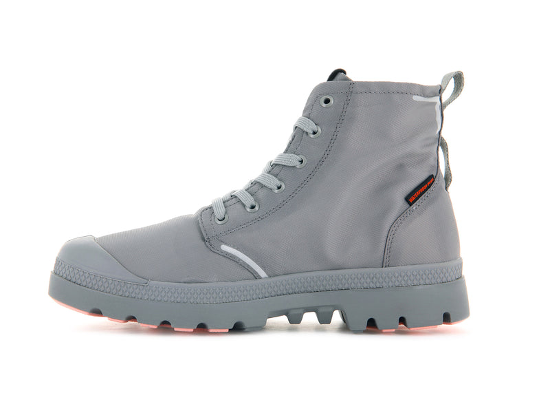 Women's Palladium Pampa Lite+ Recycle Wp+ Boots Grey | UAE  DOCJH0325