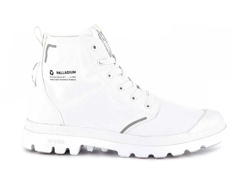 Women\'s Palladium Pampa Lite+ Recycle Wp+ High Tops White | UAE  GJOPQ9816