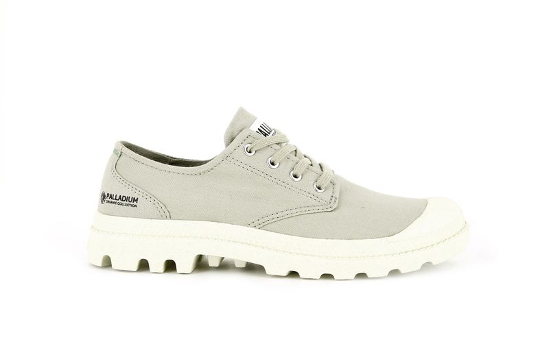 Women\'s Palladium Pampa Oxford Organic Ii Low Tops Grey | UAE  WBSPQ0359