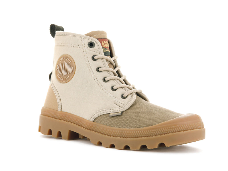 Women's Palladium Pampa Shade 75th Boots Beige | UAE  BIRFQ2179