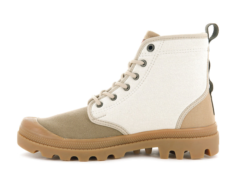 Women's Palladium Pampa Shade 75th Boots Beige | UAE  BIRFQ2179