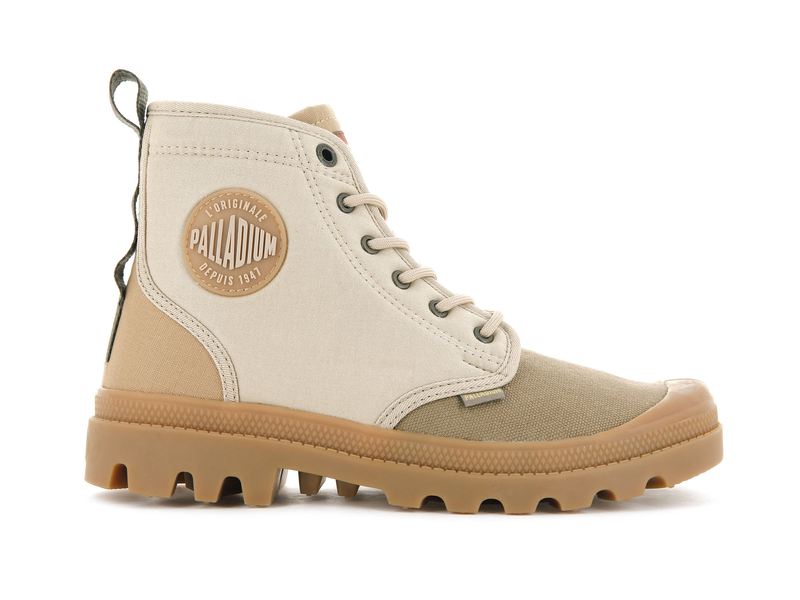 Women\'s Palladium Pampa Shade 75th High Tops Beige | UAE  IZBXL7029