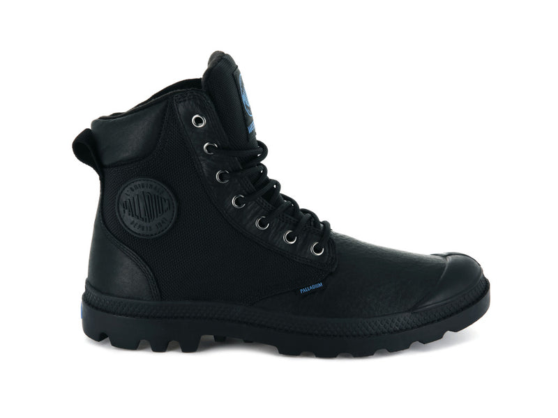 Women\'s Palladium Pampa Sport Cuff Wpn Boots Black | UAE  UVKQZ1329