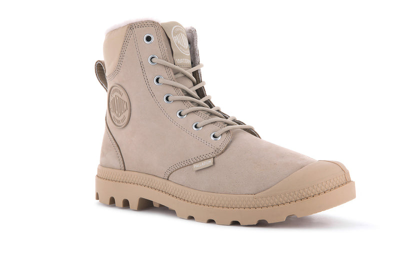 Women's Palladium Pampa Sport Cuff Wps Boots Brown | UAE  DJYCQ7459