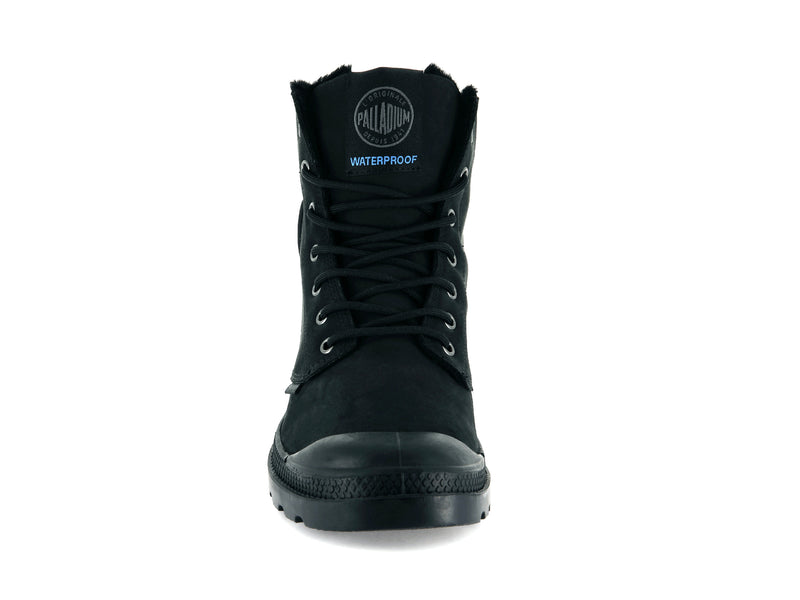 Women's Palladium Pampa Sport Cuff Wps Boots Black | UAE  NAFCO0923