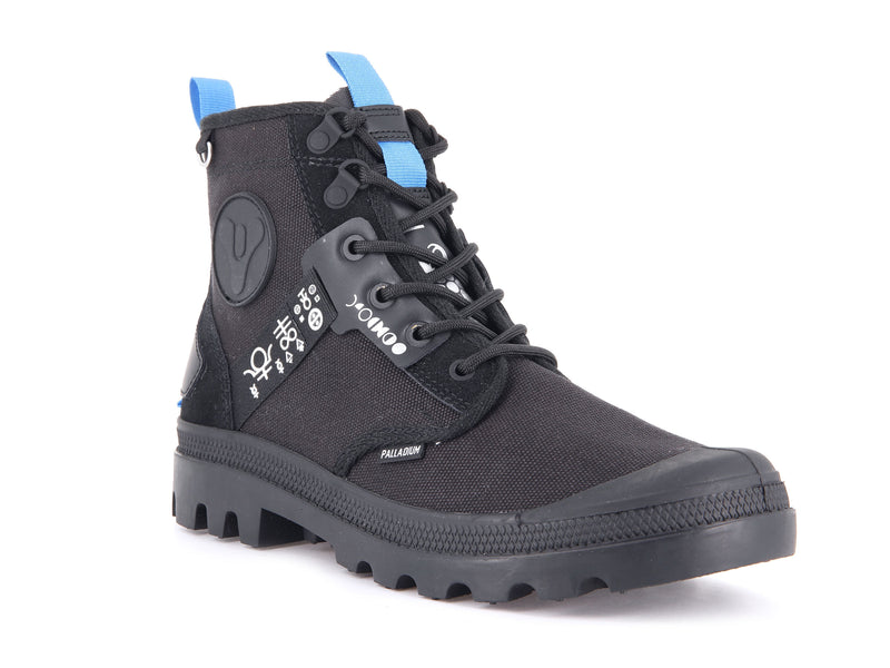 Women's Palladium Pampa Witch Queen X Destiny High Tops Black | UAE  TXBSN0694