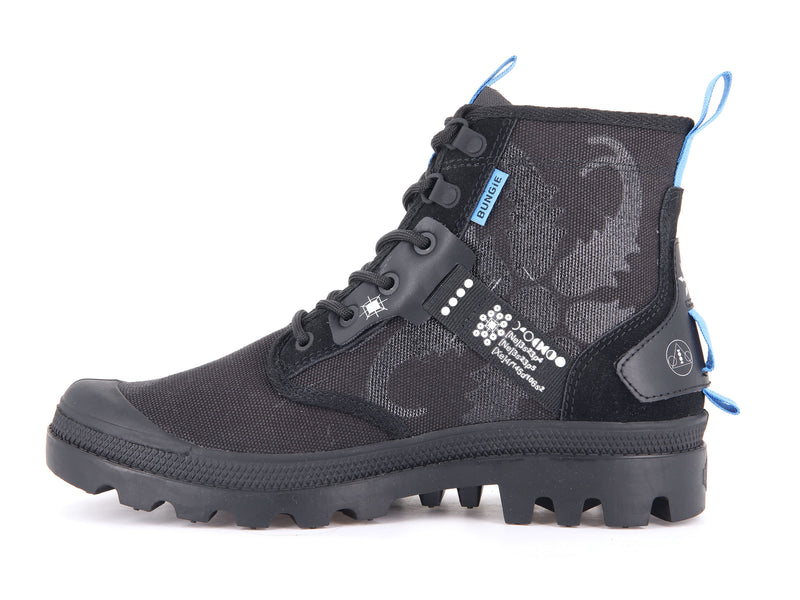 Women's Palladium Pampa Witch Queen X Destiny High Tops Black | UAE  TXBSN0694