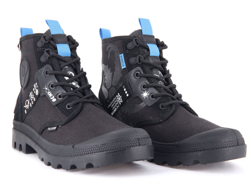 Women's Palladium Pampa Witch Queen X Destiny High Tops Black | UAE  TXBSN0694