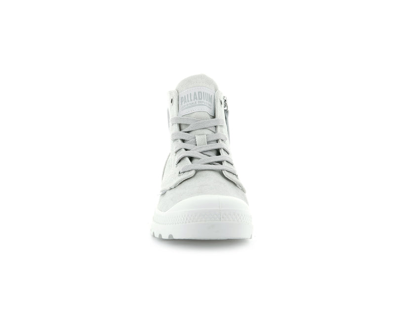 Women's Palladium Pampa Zip Desertwash High Tops White | UAE  LVTCR5340