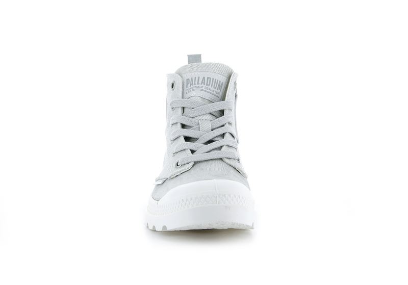 Women's Palladium Pampa Zip Desertwash High Tops Grey | UAE  VJGAH9176