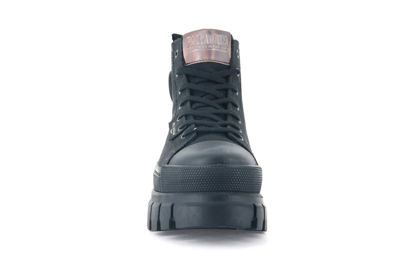 Women's Palladium Revolt Hi Tx Boots Black | UAE  PAHNG2805