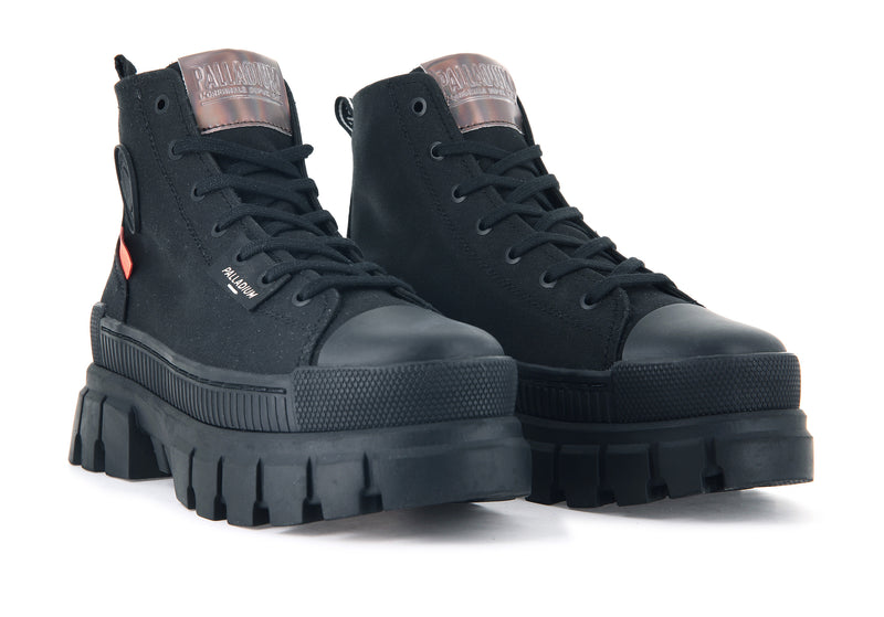 Women's Palladium Revolt Hi Tx Boots Black | UAE  PAHNG2805