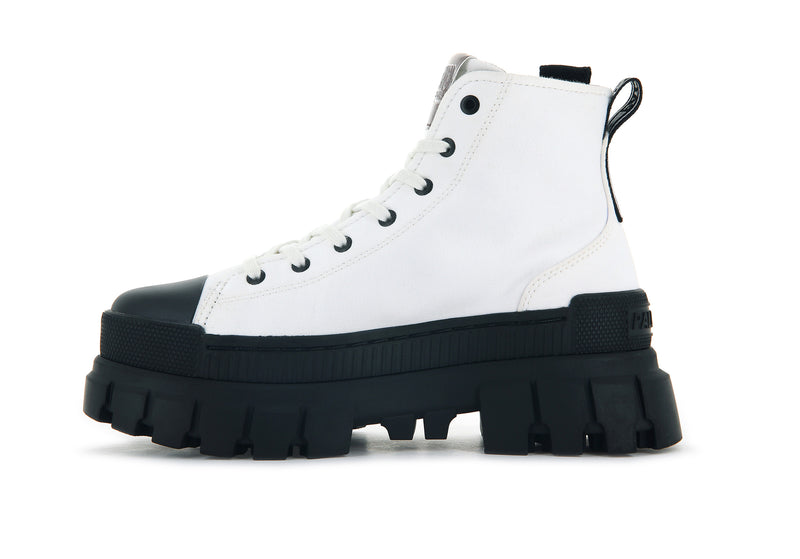 Women's Palladium Revolt Hi Tx Boots White | UAE  VWILB5018