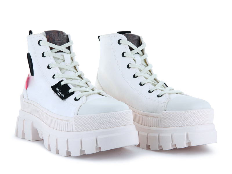 Women's Palladium Revolt Hi Tx High Tops White | UAE  QINAZ6570