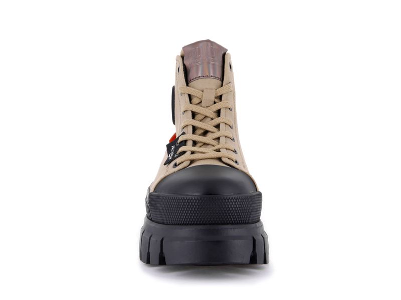 Women's Palladium Revolt Hi Tx High Tops Brown | UAE  ZNDJG8214