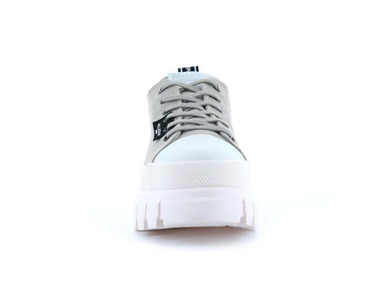 Women's Palladium Revolt Lo Tx Low Tops Grey | UAE  BIATH0362