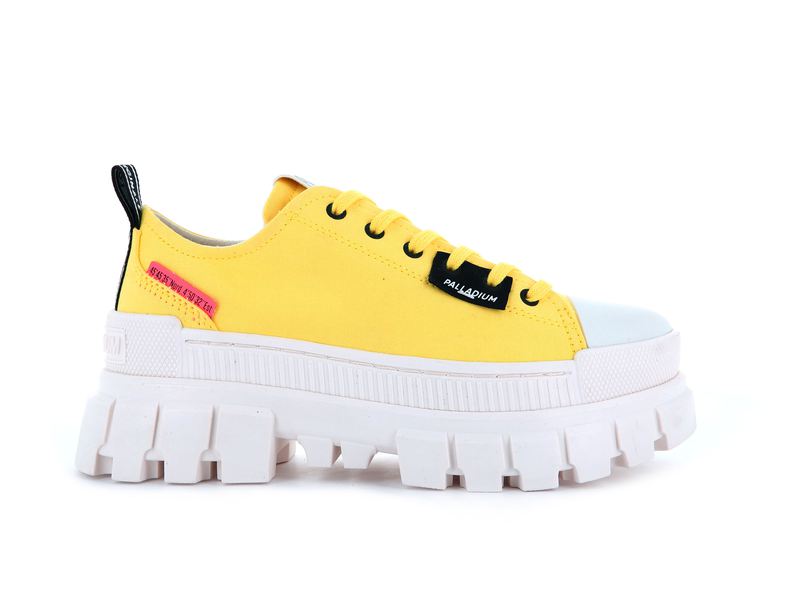 Women\'s Palladium Revolt Lo Tx Low Tops Yellow | UAE  UEHMZ0846