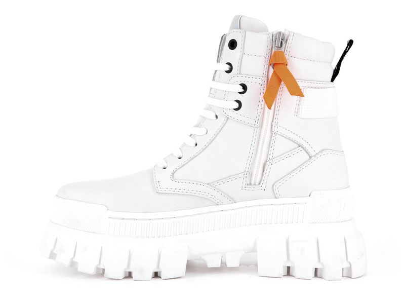 Women's Palladium Revolt Sport Ranger High Tops White | UAE  AGNWL6501