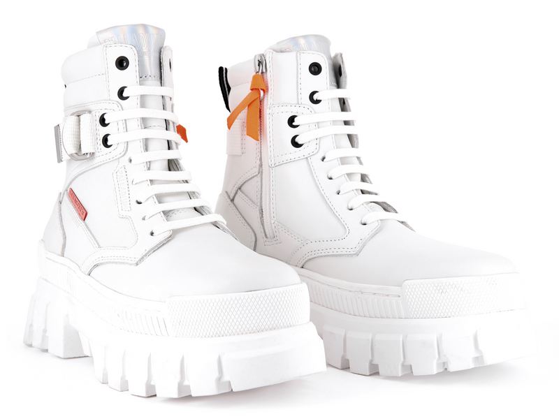 Women's Palladium Revolt Sport Ranger High Tops White | UAE  AGNWL6501