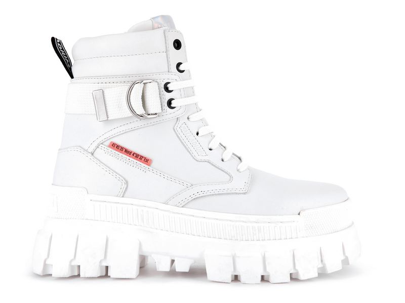 Women\'s Palladium Revolt Sport Ranger High Tops White | UAE  AGNWL6501