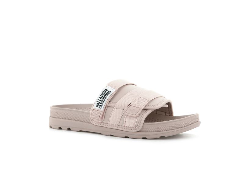 Women's Palladium Solea Slides Rose | UAE  UHMEW2359