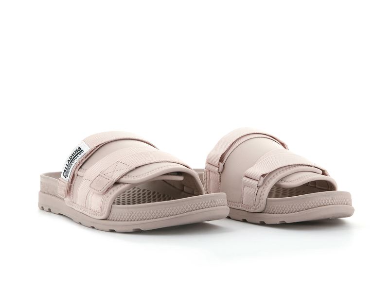 Women's Palladium Solea Slides Rose | UAE  UHMEW2359