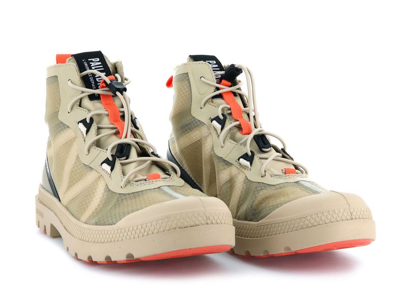 Women's Palladium Travel Lite+ Adventure Boots Beige | UAE  TCXMG5406