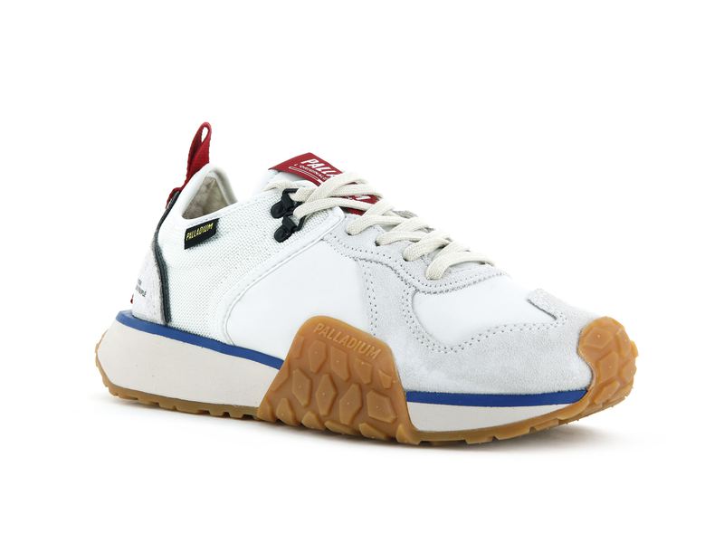 Women's Palladium Troop Runner Low Tops White | UAE  CYSBU7095