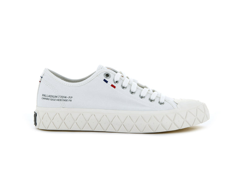 Kids' Palladium Palla Ace Canvas Low Tops White | UAE PXVRS2017